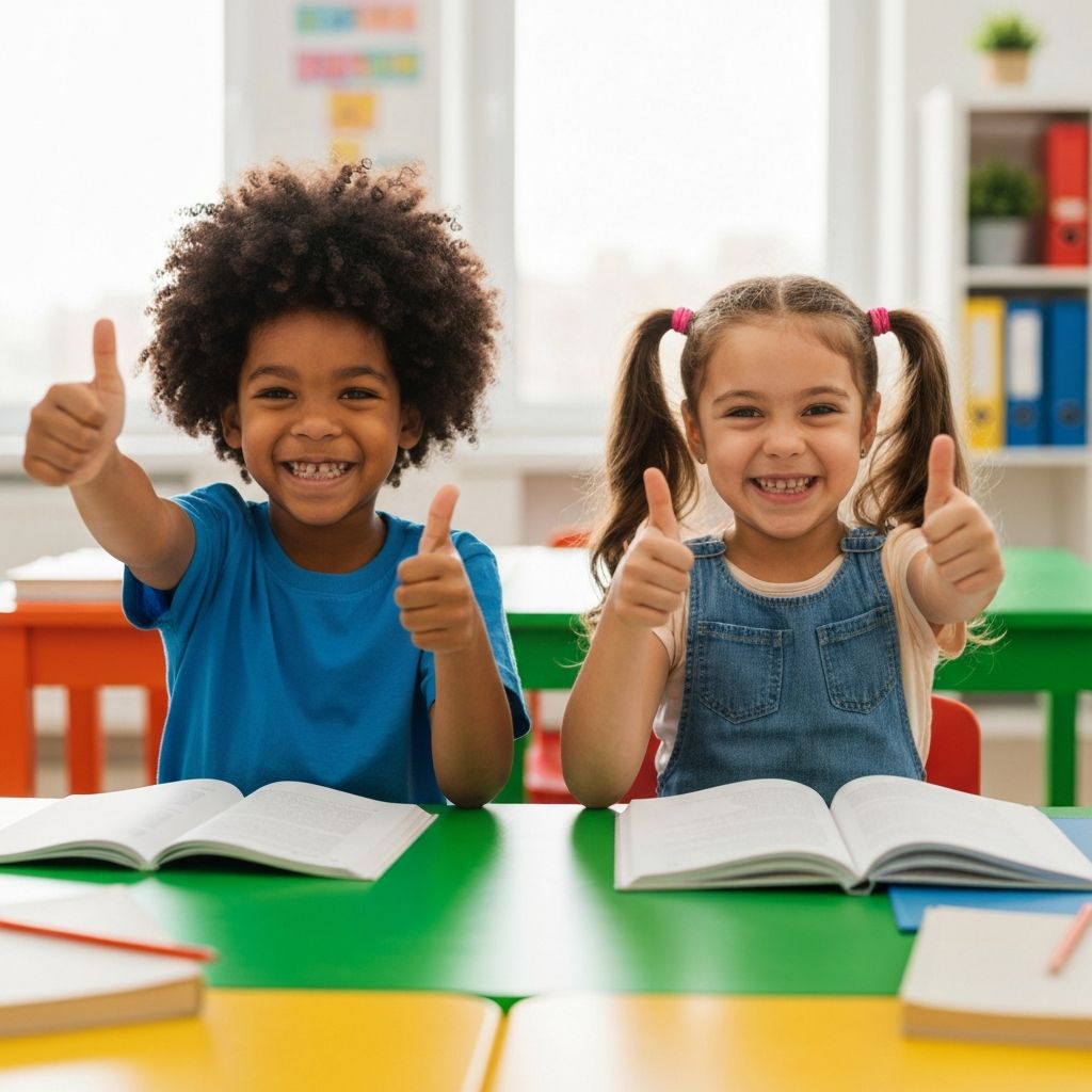 Students celebrating academic success